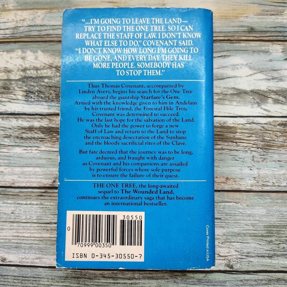 The One Tree by Stephen R. Donaldson (Chronicles of Thomas Covenant) Vtg 1983 PB